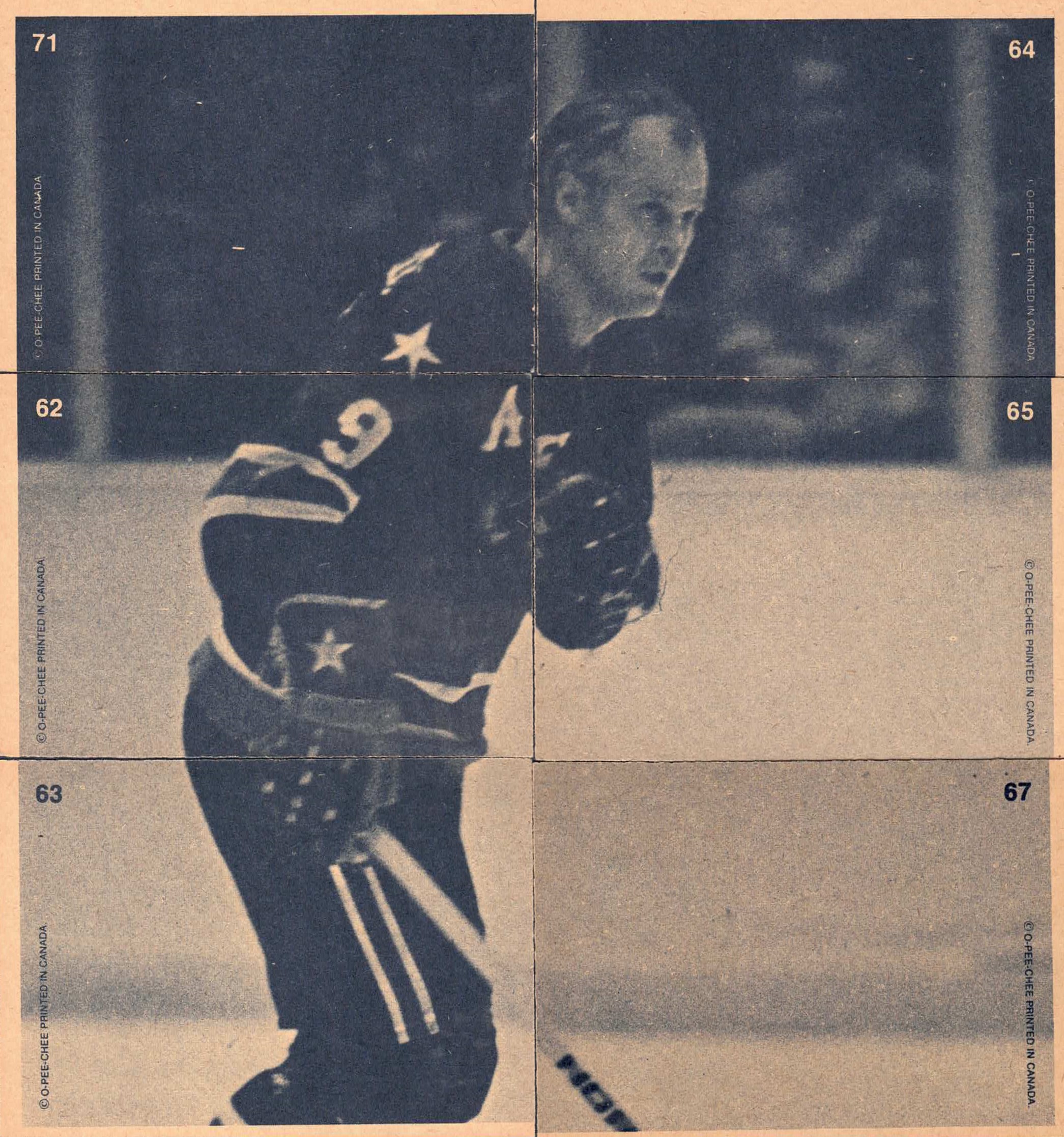 Puzzle - Howe, Bobby #N/A
